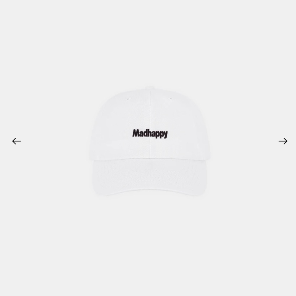 Madhappy Classic White Dad Hat